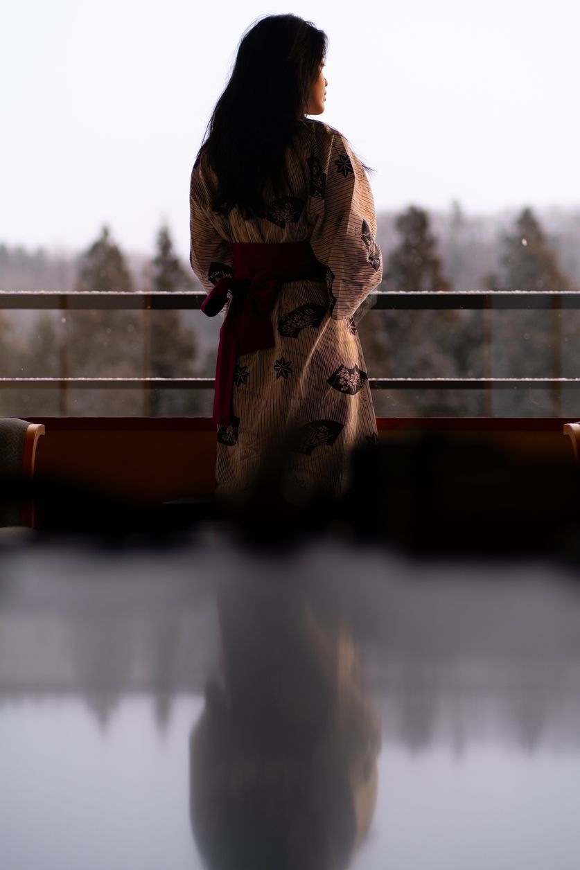 Morning in the ryokan.